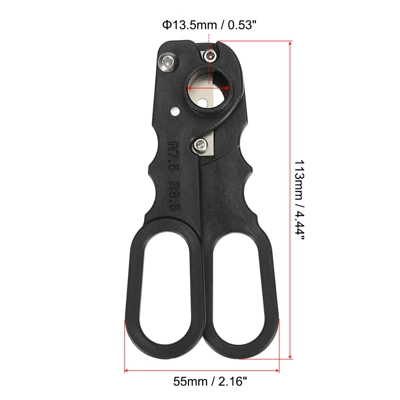 Unique Bargains Versatile Plastic Metal Billiards Cue Tip Cutter Black 0.53 Inch 1 Unique Bargains Versatile Plastic Metal Billiards Cue Tip Cutter Black 0.53 Inch