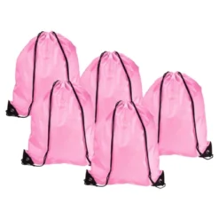 Unique Bargains Gym Sports Outdoor Traveling Nylon Polyester Drawstring Storage Bag 5 Pcs -Outdoor Sports Series GUEST b02ba3c7 2e39 4518 9cf6 26ba64919d6a