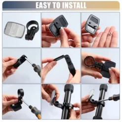 Unique Bargains Handlebar And Seatpost Bicycle Reflectors Kit Bike Safety Warning Reflectors Red White 4pcs -Outdoor Sports Series GUEST b054977d a48d 47ca a184 ea4735a86c7a