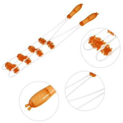 Unique Bargains Multiple Trigger Points For Neck Shoulder PP TPE Handheld Back Massager Orange 1 Pcs 2 Unique Bargains Multiple Trigger Points For Neck Shoulder PP TPE Handheld Back Massager Orange 1 Pcs - Image 2