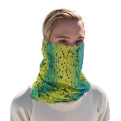 Unique Bargains Sunscreen Stripes Pattern Face Scarf Mask Blue Yellow 1 Pc -Outdoor Sports Series GUEST b114572d a57d 44c7 bc87 3d48408a69f2