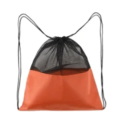 Unique Bargains Drawstring Backpacks Polyester Orange 1 Pc -Outdoor Sports Series GUEST b14ba0ec 33cf 4741 83b1 30dccd335bde