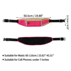 Unique Bargains Waist Pack Bag With Water Bottle Holder Rose Red 1 Pc -Outdoor Sports Series GUEST b3f07242 86dc 458a 9bd7 b8c6209c72bb