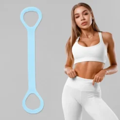 Unique Bargains Durable 8-Shaped Yoga Stretch Band 18.90"x3.94" 1 Pc -Outdoor Sports Series GUEST b4c6b407 5d5e 4eb1 ad01 230c64dd89b0