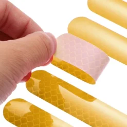 Unique Bargains Bicycle Motorcycle Helmet Adhesive Reflective Safety Stickers 18 Pcs -Outdoor Sports Series GUEST b4ea6ee0 19b9 43a9 8294 363b2e6af5aa