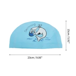 Unique Bargains Kid's PU Whale Pattern Swim Cap 1 Pc -Outdoor Sports Series GUEST b56faed0 cef6 4454 a89d 2e7a549c9663