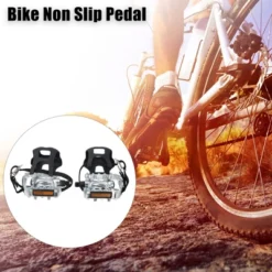 Unique Bargains Bicycle Pedals 9/16'' Spindle Platform With Toe Clips Fixed Foot Strap Cycling Parts Black Silver Tone 1 Pair -Outdoor Sports Series GUEST b57684ab 02cd 49fa 9bbd 45a6ef7aed0f