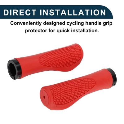 Unique Bargains Bike Handlebar Grips Covers 5.28" Red 1 Pair 5 Unique Bargains Bike Handlebar Grips Covers 5.28" Red 1 Pair - Image 5