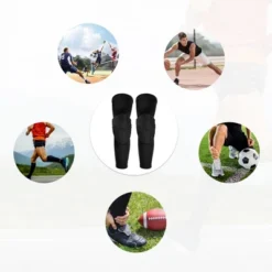 Unique Bargains Diamond Shape Knee Brace Protection Sponge Knee Pads Breathable Knee Support 1 Pair