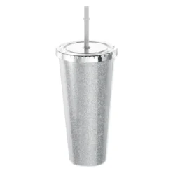 Unique Bargains Acrylic Double Wall With Lid And Straw Transparent Sequins Tumbler -Outdoor Sports Series GUEST b60618c3 dad5 4c7c b850 d0b77cacca07