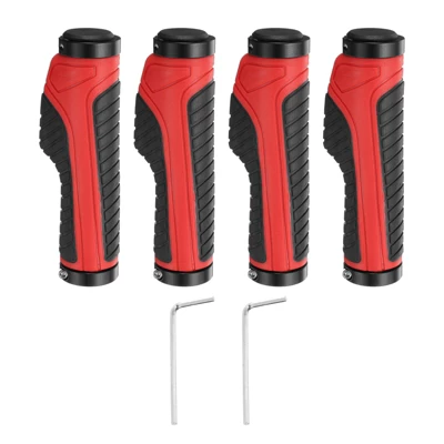 Unique Bargains Rubber Non-Slip Fit 7/8" Handlebar Grips 2 Pairs With Hex Wrench 5.28" 4 Unique Bargains Rubber Non-Slip Fit 7/8" Handlebar Grips 2 Pairs With Hex Wrench 5.28" - Image 4