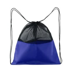 Unique Bargains Drawstring Backpacks Polyester Blue 1 Pc -Outdoor Sports Series GUEST b656210e 8b88 47ce 83f2 f6fa36d3a138
