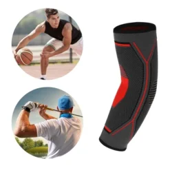 Unique Bargains Elbow Protection Elbow Pads Tightening Breathable Elbow Pad For Sports 1 Pair