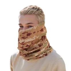 Unique Bargains Sunscreen Camouflage Pattern Face Scarf Mask Brown Yellow 1 Pc -Outdoor Sports Series GUEST b7f85c1b ce7e 47e2 89d5 d5edcff80510