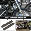 Unique Bargains Adhesive Front Lower Fork Saddlebag Universal Reflector 1 Pair