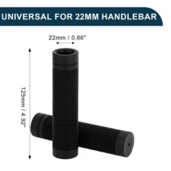 Unique Bargains Bike Handlebar Grips Covers 4.92" Black 1 Pair -Outdoor Sports Series GUEST b86bc364 0e58 403b b16a dbca2a0ad497