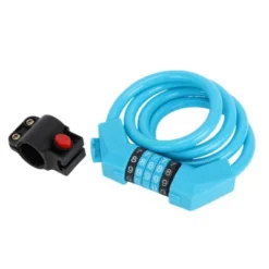 Unique Bargains Extended Bicycle Padlock Cable Lock Spiral Resettable 5 Digit Bike Lock Blue Set -Outdoor Sports Series GUEST b891e431 3016 4010 8f66 cdad982d2f3c