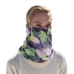 Unique Bargains Sunscreen Face Scarf Mask Purple White 1 Pc -Outdoor Sports Series GUEST b92d05fd c698 434e bd40 1199b1991442