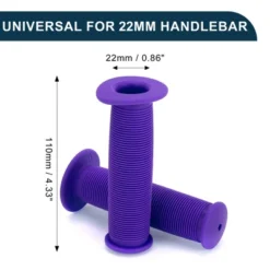 Unique Bargains Bike Handlebar Grips Covers 4.33" Purple 1 Pair -Outdoor Sports Series GUEST ba573969 3258 4322 ab0a 5593ecf43a3c