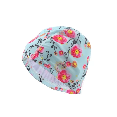 Unique Bargains Elasticity Plum Blossoms Pattern Swim Cap 5.91"x9.25" 1 Pc 7 Unique Bargains Elasticity Plum Blossoms Pattern Swim Cap 5.91"x9.25" 1 Pc - Image 7