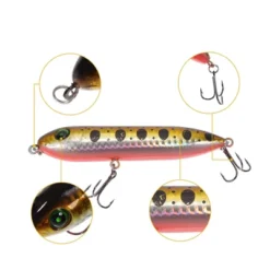 Unique Bargains Fishing Lures Catfish Rattling Line Float Lures Topwater Bass Lures Black Yellow -Outdoor Sports Series GUEST baa23c58 e1cb 48c0 90a2 bb1e5ae1e802