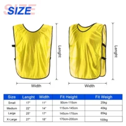Unique Bargains Quick Drying Athletic Soccer Jersey Training Vests 6 Pcs