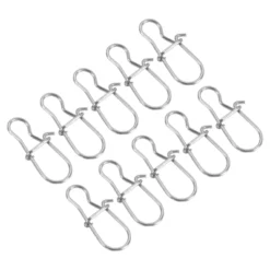 Unique Bargains Stainless Steel Quick Lock Design Fishing Snaps 100 Pcs -Outdoor Sports Series GUEST bac5d772 f7db 4e7e 9d4d 775639b1e69e