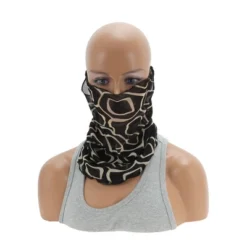 Unique Bargains Texture Pattern Earloop Neck Gaiter 1 Pc -Outdoor Sports Series GUEST bb912892 7087 489a a027 31b715284b05