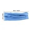 Unique Bargains Polyester Cotton Sweatbands Stretchy Moisture Wicking Headband For Fitness Sport 1 PCS