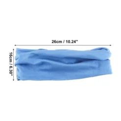 Unique Bargains Polyester Cotton Sweatbands Stretchy Moisture Wicking Headband For Fitness Sport 1 PCS