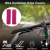 Unique Bargains Bike Handlebar Grips Covers 4.02" Pink 1 Pair