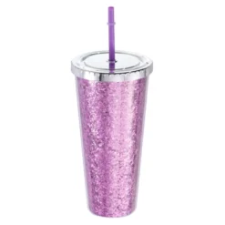 Unique Bargains Acrylic Double Wall With Lid And Straw Transparent Sequins Tumbler -Outdoor Sports Series GUEST bcc6707b d851 4983 a0c9 e10cae8557c7