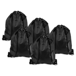 Unique Bargains Gym Sports Outdoor Traveling Nylon Polyester Drawstring Storage Bag 5 Pcs -Outdoor Sports Series GUEST bd3352cc 2db3 436b 8b8d 582da7e8b0da