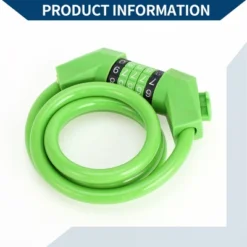 Unique Bargains Extended Bicycle Padlock Cable Lock Resettable 5 Digit Bike Lock Green 51.18" 1 Set -Outdoor Sports Series GUEST be9c3a8f b491 4289 a68b 17ef871a1364