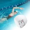 Unique Bargains Silicone Waterproof Cartoon Swim Cap 1 Pc