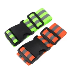 Unique Bargains High Visibility Safety Reflective Belt Running Gear Green Orange 2 Pcs -Outdoor Sports Series GUEST bfe521be f773 4d09 b155 698f9f63ceeb