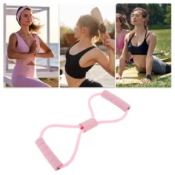Unique Bargains Durable Yoga Stretch Band 14.17"x4.33" 1 Pc