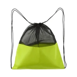 Unique Bargains Drawstring Backpacks Polyester Fluorescent Green 1 Pc -Outdoor Sports Series GUEST c121e47d 1feb 4b1f 9ac9 983be52ea302