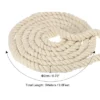 Unique Bargains Natural Thick Cotton Twisted Tug Of War Rope 1 Pc