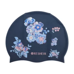 Unique Bargains Silicone Waterproof Flower Print Swim Cap Blue 1 Pc -Outdoor Sports Series GUEST c20261be 170f 4ae0 a785 77f27b90f792