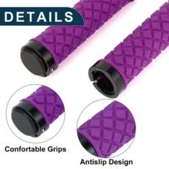 Unique Bargains Bike Handlebar Grips Covers 5.04" Purple 1 Set 8 Unique Bargains Bike Handlebar Grips Covers 5.04" Purple 1 Set -Outdoor Sports Series GUEST c2573a6d 3134 4618 b9f6 57820cc90a3e