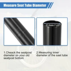 Unique Bargains Aluminium Alloy Bicycle Bike Seat Post Tube Adapter Black 2 Pcs -Outdoor Sports Series GUEST c2bbd25b a2ec 43de 89c0 88d60dc4ad74