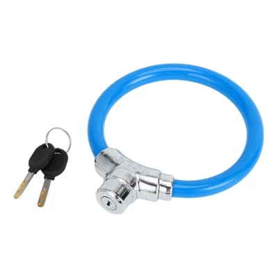 Unique Bargains Bicycle Lock Portable Ring Cable Anti-Theft Bike Lock Mini Ring Lock Blue 6 Unique Bargains Bicycle Lock Portable Ring Cable Anti-Theft Bike Lock Mini Ring Lock Blue - Image 6