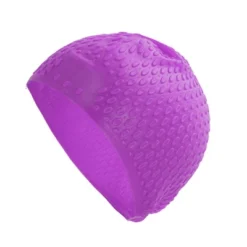 Unique Bargains Silicone Ellipse Texture Swimming Cap 1 Pc -Outdoor Sports Series GUEST c39609b6 a6d2 4d0e bbaf 17cebef6a967