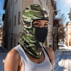 Unique Bargains Camouflage Balaclava Face Mask 1 Pc -Outdoor Sports Series GUEST c4736ecf 0179 4a82 926e 52d5725c2431
