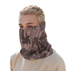 Unique Bargains Sunscreen Artistic Pattern Face Scarf Mask Brown 1 Pc -Outdoor Sports Series GUEST c4e328cd e27f 4d48 8aba 62fbdcd16e18