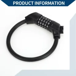 Unique Bargains Bicycle Padlock Cable Lock Spiral Lock 5 Digit Resettable Bike Cable Lock -Outdoor Sports Series GUEST c5fca432 b9ac 4445 b4d4 c442f0b82760