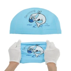 Unique Bargains Kid's PU Whale Pattern Swim Cap 1 Pc -Outdoor Sports Series GUEST c675d6b9 1083 4202 b454 88fc3550ba1f