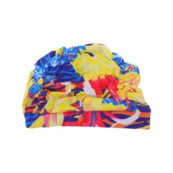 Unique Bargains Polyester Swim Cap 5.91"x9.25" Multicolor 1 Pc -Outdoor Sports Series GUEST c6d475cf 88ef 4a1c ab97 419a5b5e813b