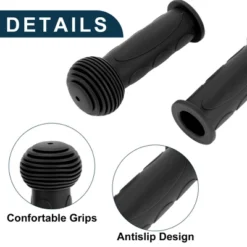 Unique Bargains Child Bike Handlebar Grips Covers 4.33" Black 1 Pair -Outdoor Sports Series GUEST c6e5e4c5 d7b2 45bc 98a9 a90d6819fd6e